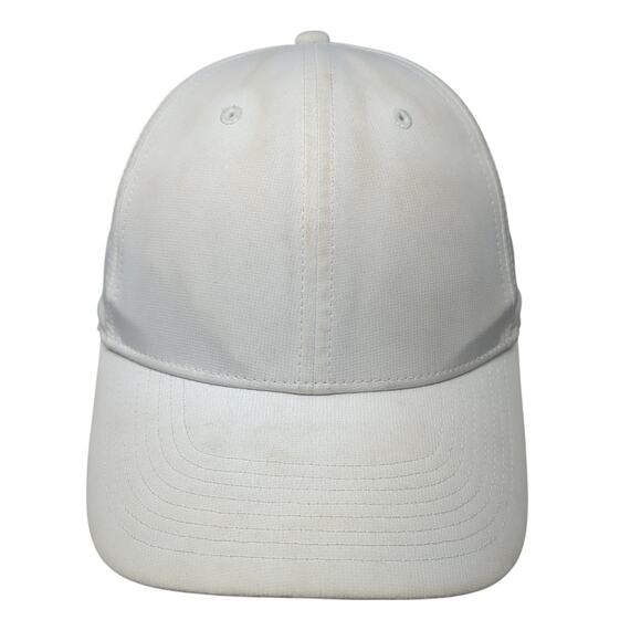 Nike Dri-Fit Strapback Baseball Cap White One Size Adjustable Legacy91 Blank - Picture 1 of 9